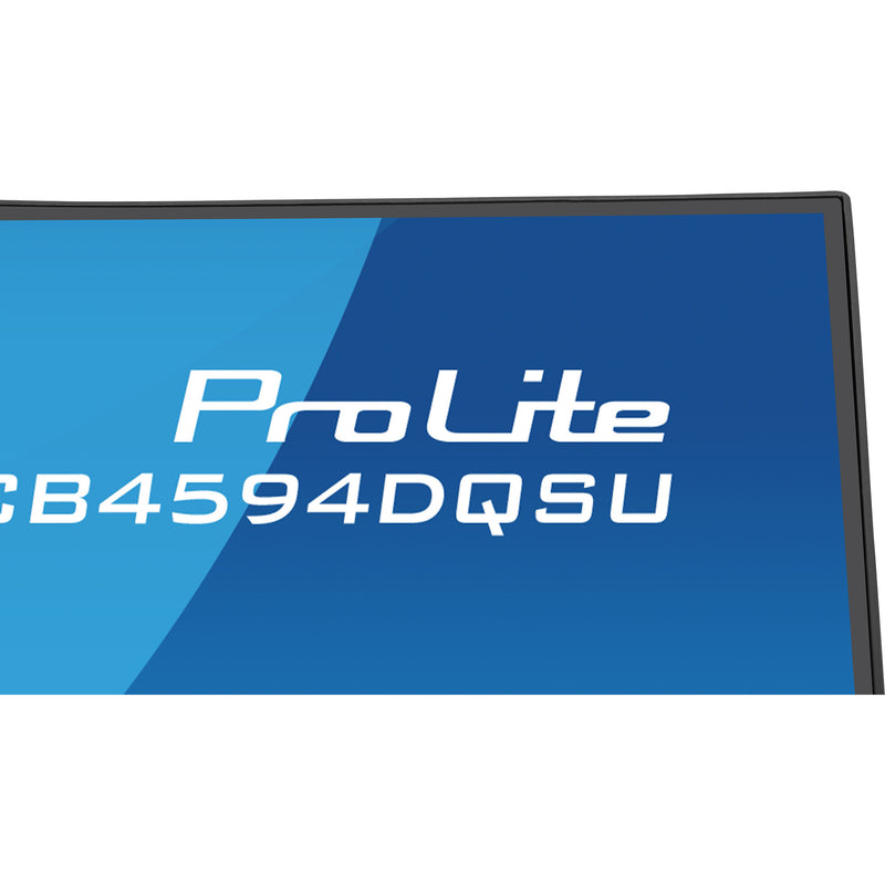 Load image into Gallery viewer, Iiyama prolite xcb4594dqsu-b1 44.5 curved ultrawide monitor (zwart (mat), hdmi, displayport, usb, audio)
