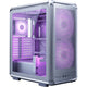 Cooler master masterframe 500 mesh argb midi tower behuizing (zilver | 2x usb-a | 1x usb-c | rgb | tempered glass)