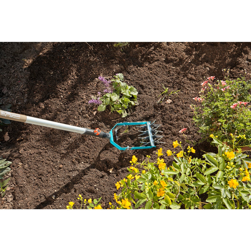 Load image into Gallery viewer, Gardena combisystem sterfrees met wiedmes schoffel (turquoise, 3195-20)
