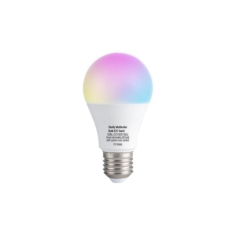 Afbeelding laden in galerijviewer, Shelly multicolor bulb e27 gen3 ledlamp (wit, 2700-6500k, wifi, bluetooth, dimbaar)
