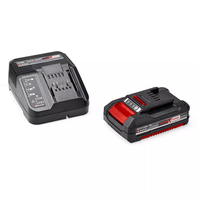 Load image into Gallery viewer, Einhell professional accu klopboor- schroefmachine tp-cd 18 60 li-i bl (1x 2.0 ah) klopboorschroevendraaier (rood zwart, incl. 1x 2.0 ah power x-change accu en lader)
