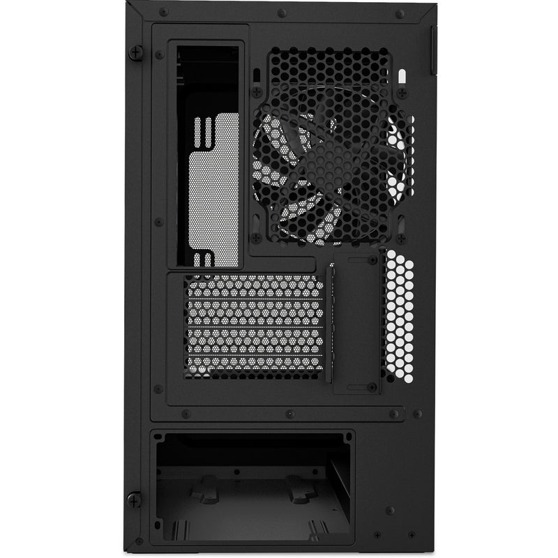 Load image into Gallery viewer, Nzxt h3 flow midi tower behuizing (zwart (mat) | 1x usb-a | 1x usb-c | tempered glass)
