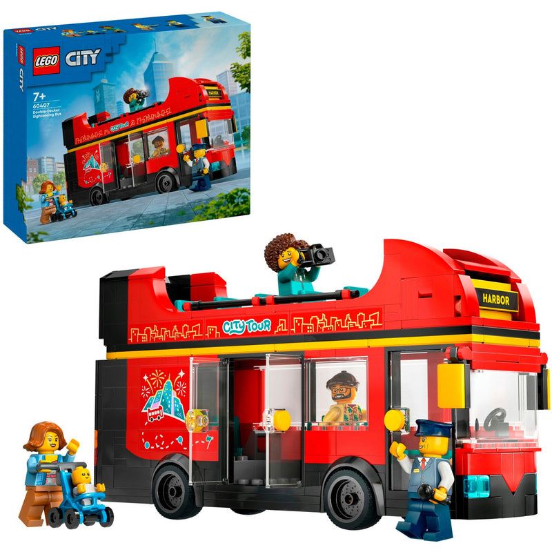 Load image into Gallery viewer, Lego city 60407 toeristische rode dubbeldekker
