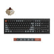 Keychron v6 ultra 8k wireless custom mechanical keyboard (zwart, us lay-out (qwerty), silk pom brown, 100%, rgb, hot swap, 2.4 ghz | bluetooth 5.3 | usb-c)