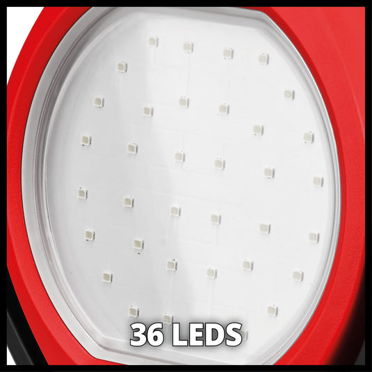 Einhell gc-ol 18 1500 li-solo accu buiten lamp verlichting (rood zwart, accu en oplader niet inbegrepen)