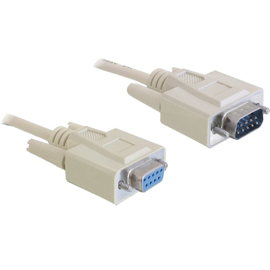 Delock serial rs-232 extension 9 pin male > 9 pin female, 5m kabel (84016)
