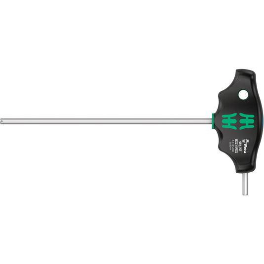 Wera 454 5 hf shk set 1 schroevendraaierset t-greep-schroevendraaier hex-plus met vasthoudfunctie (zwart groen, 5‑delig)