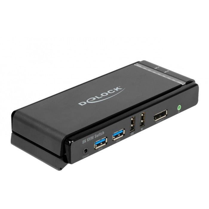 Afbeelding laden in galerijviewer, Delock displayport 1.4 8k kvm-switch (grijs zwart)
