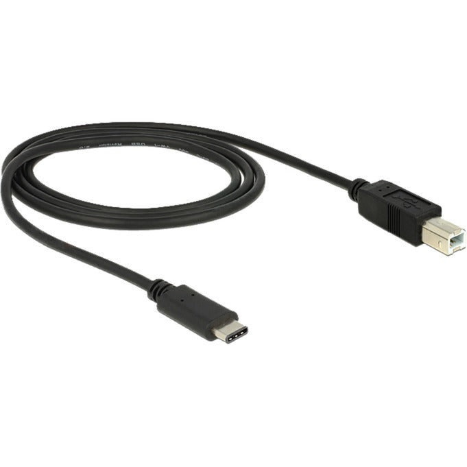 Load image into Gallery viewer, Delock usb-c 2.0 > usb-b kabel (zwart, 1 meter)
