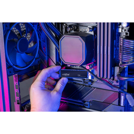Crucial t705 4 tb ssd (zwart, pcie 5.0 x4, nvme 2.0, m.2 2280)