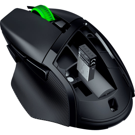 Razer basilisk v3 x hyperspeed gaming muis (zwart, 400 - 18000 dpi. hyperspeed wireless, bluetooth)