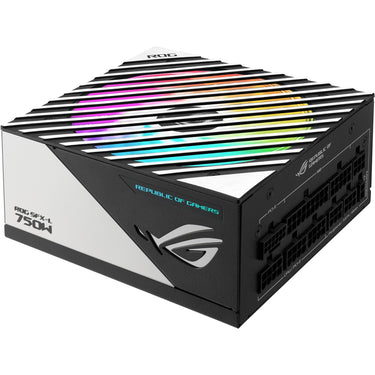 Asus rog loki sfx-l platinum modulaire 750 watt voeding (zwart, 1x 12v-2x6, 3x pcie)