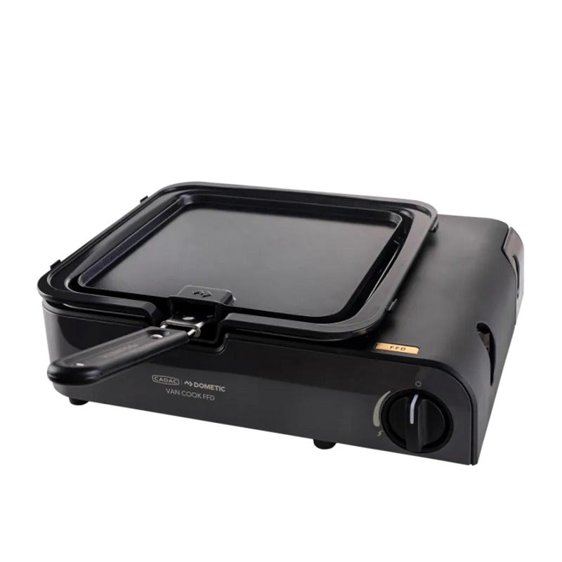 Chargez l'image dans la visionneuse de la galerie, Cadac van cook flat plate grillplaat (zwart, 22 x 22 cm)
