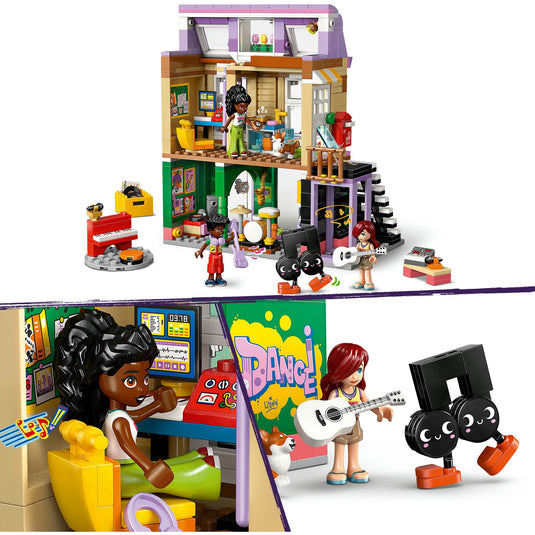 Lego friends - muziekwinkel en appartement constructiespeelgoed (42653)