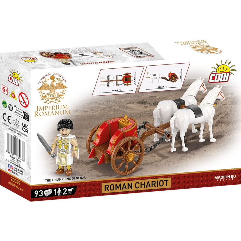 ギャラリービューアに画像をロードする, Cobi imperium romanum - romeinse strijdwagen constructiespeelgoed
