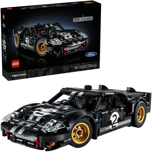 Lego technic 42223 1966 ford gt40 mkii racewagen