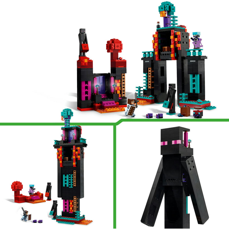 Load image into Gallery viewer, Lego minecraft - de enderman toren constructiespeelgoed (21279)
