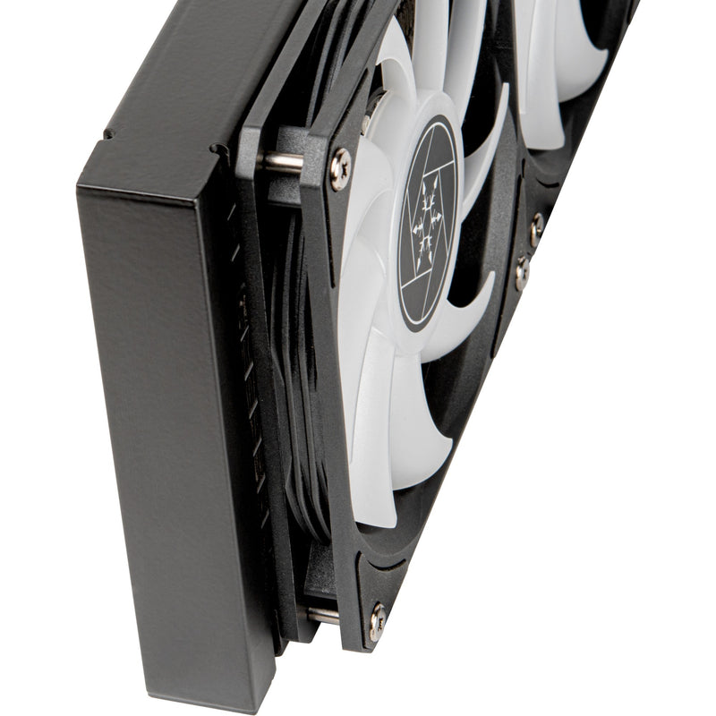 Load image into Gallery viewer, Silverstone vida 240 slim waterkoeling (zwart)
