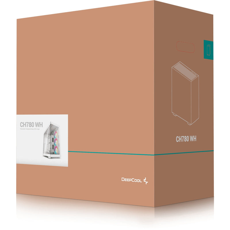 Load image into Gallery viewer, Deepcool ch780 midi tower behuizing (wit | 4x usb-a | 1x usb-c | rgb | window)
