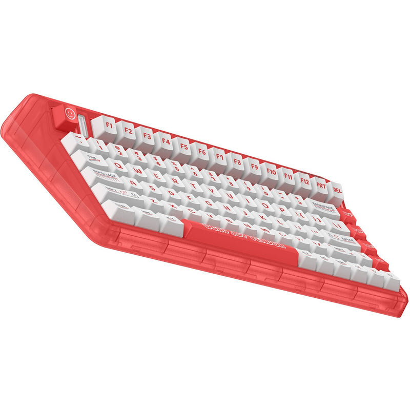 Load image into Gallery viewer, Iqunix og80 joy vendor wireless mechanical keyboard (rood, us lay-out (qwerty), cherry mx silent red, 80% (tkl) , rgb leds, hot-swappable, pbt, 2.4ghz | bluetooth 5.1 | usb-c)

