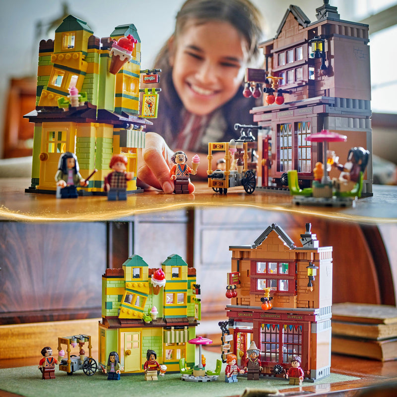 Afbeelding laden in galerijviewer, Lego harry potter zwik zwachtels zwerkbalpaleis en ijssalon set - 76452
