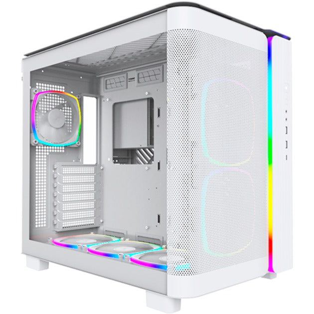ギャラリービューアに画像をロードする, Montech king 95 pro midi tower behuizing (wit | 2x usb-a | 1x usb-c | rgb | tempered glass)
