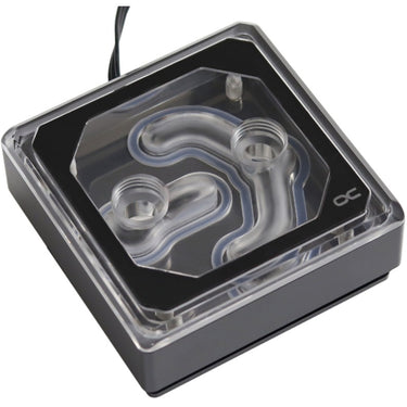 Alphacool eisblock xpx aurora edge acryl black cpu-koeler (transparant zwart)