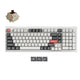 Keychron q5 ultra-m3 8k wireless custom mechanical keyboard (wit, us lay-out (qwerty), silk pom brown, 96%, rgb, hot swap, 8k, 2.4 ghz | bluetooth 5.2 | usb-c)