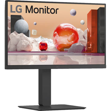 Lg 24ba750 23.8 monitor (zwart, hdmi, displayport, audio, lan, usb-c)