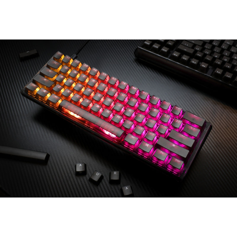 Load image into Gallery viewer, Ducky one 3 mini aura, toetsenbord (zwart, us lay-out, cherry mx brown, 60%, abs double shot, hot swap)
