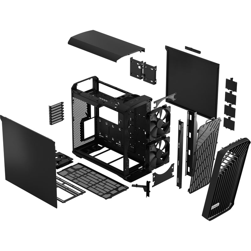 Load image into Gallery viewer, Fractal design torrent black solid midi tower behuizing (zwart | 2x usb-a | 1x usb-c)
