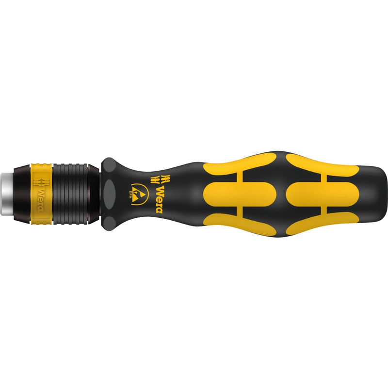 Load image into Gallery viewer, Wera bits-handhouder 813 r schroevendraaier (zwart geel, esd, niet magnetisch, 90mm)
