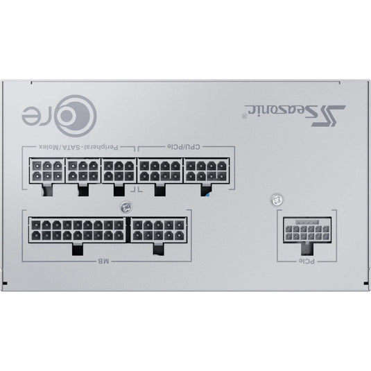 Seasonic core gx-650-v2-white modulaire 650 watt voeding (wit, 1x 12v-2x6, 2x pcie)