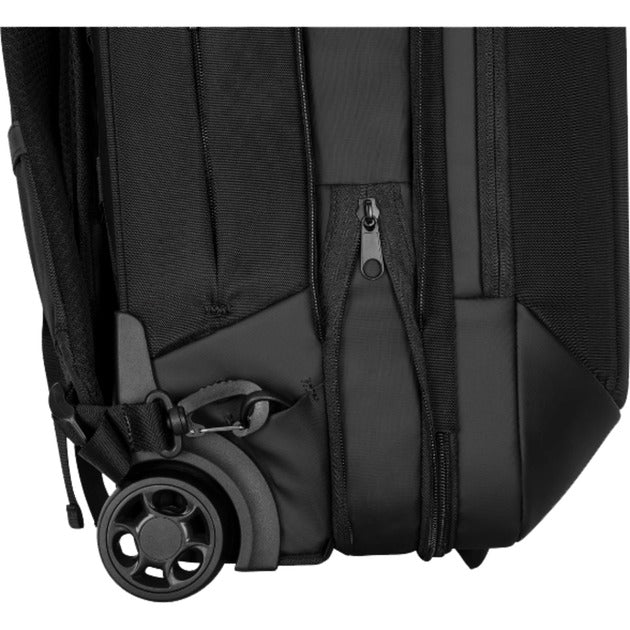 Load image into Gallery viewer, Targus 15.6” ecosmart mobile tech traveler rolling backpack trolley (zwart)

