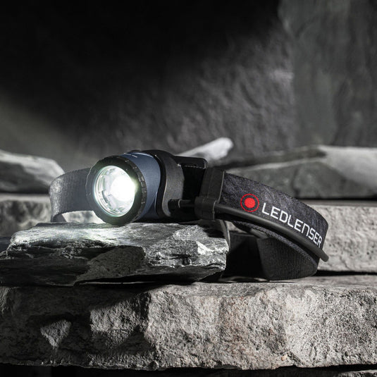 Ledlenser hoofdlamp h8r 25th anniversary edition ledverlichting (donkerblauw zwart, 600 lm, 6000 - 8000k)