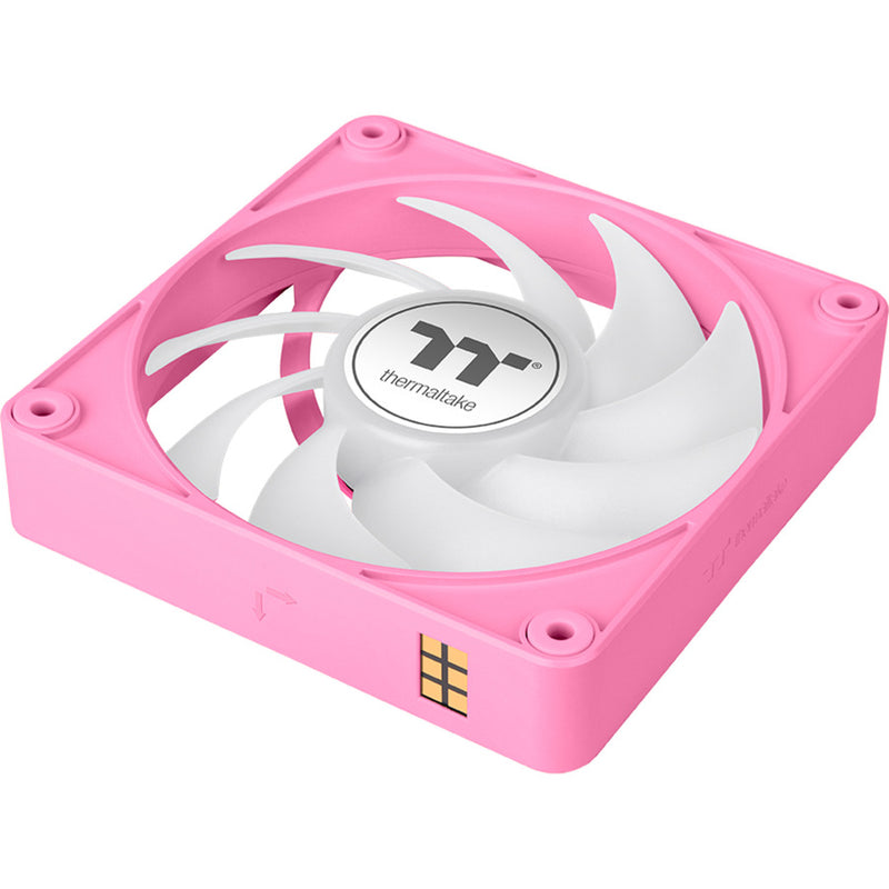 Load image into Gallery viewer, Thermaltake ct120 ex argb sync pc cooling fan pink (3-fan pack) case fans (pink, 3 stuks, 120 x 120 x 25 mm, pwm)
