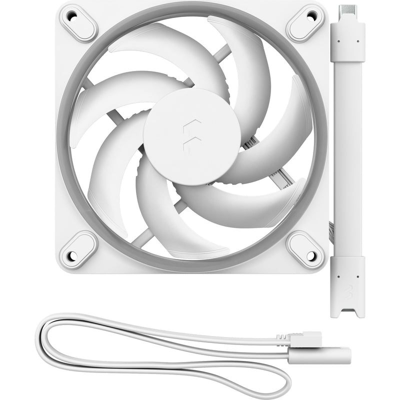 Cargue la imagen en el visor de la galería, Fractal design momentum 12 rgb case fan (wit, 120 x 120 x 25 mm, pwm)
