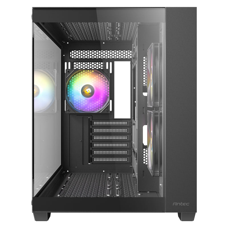 Load image into Gallery viewer, Antec cx800 argb midi tower behuizing (zwart | 2x usb-a | tempered glass)
