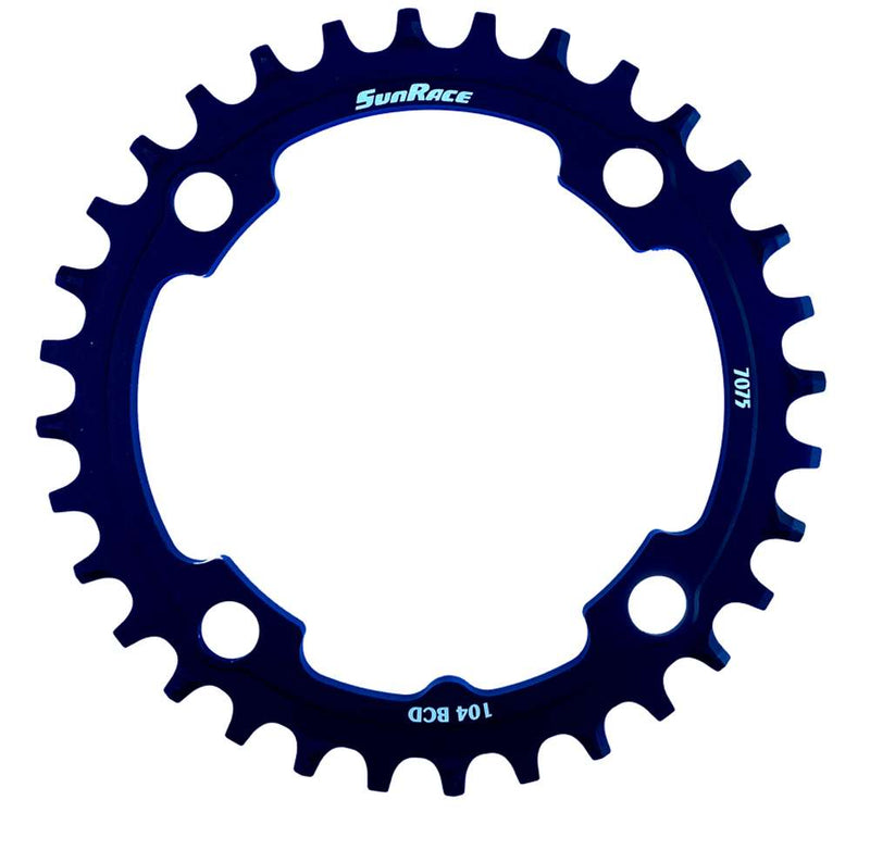 Load image into Gallery viewer, Sunrace crmx04 1x11-speed bcd 104 narrow wide chainring
