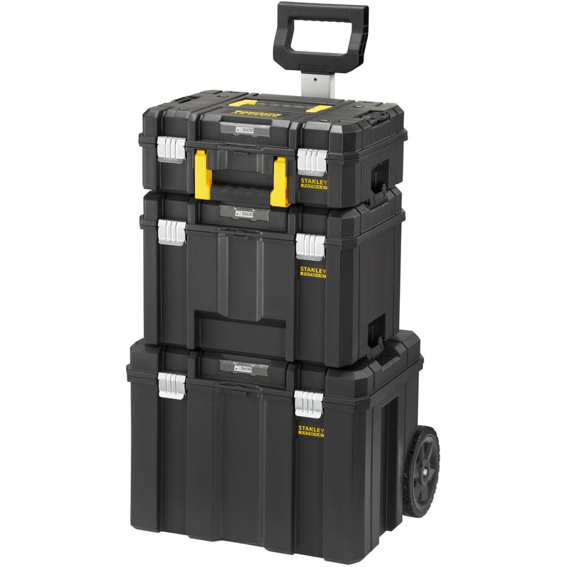 Load image into Gallery viewer, Stanley fatmax pro-stack 3 in 1 moduleerbare opbergkoffers gereedschapsbox (zwart geel)
