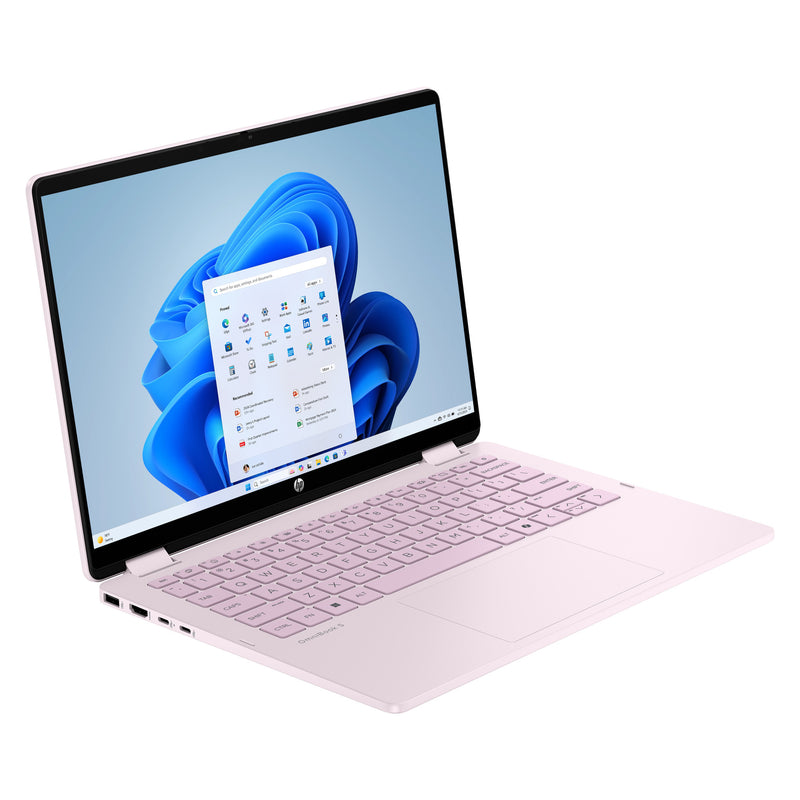 Afbeelding laden in galerijviewer, Hp omnibook 5 flip 2-in-1 14-fp0252ndx 14 laptop (lichtroze | core 5 120u | intel graphics | 8 gb | 512 gb ssd | touch)
