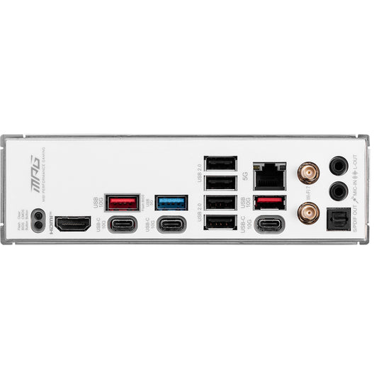 Msi mpg b850 edge ti wifi socket am5 moederbord (raid, 5gb-lan, wi-fi 7, bt, sound, atx)