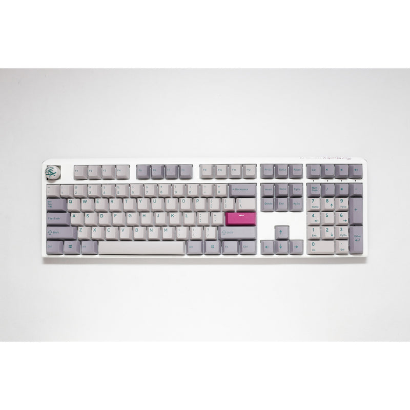 Load image into Gallery viewer, Ducky one 3 mist grey, toetsenbord (lichtgrijs, us lay-out, cherry mx red, rgb led, double-shot pbt, hot-swappable, quack mechanics)
