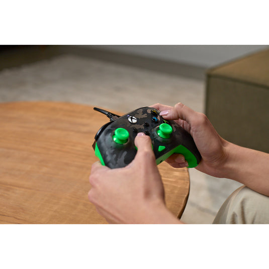 Turtle beach rematch core bedrade controller (zwart groen, xbox serie x|s, xbox one, pc)