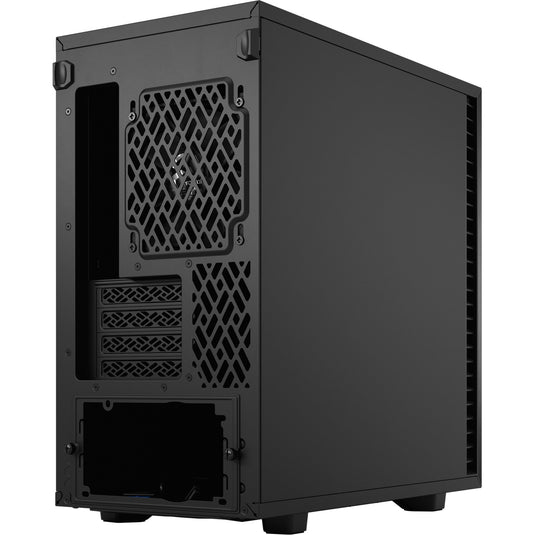 Fractal design define 7 mini black solid midi tower behuizing (zwart | 4x usb-a | 1x usb-c)
