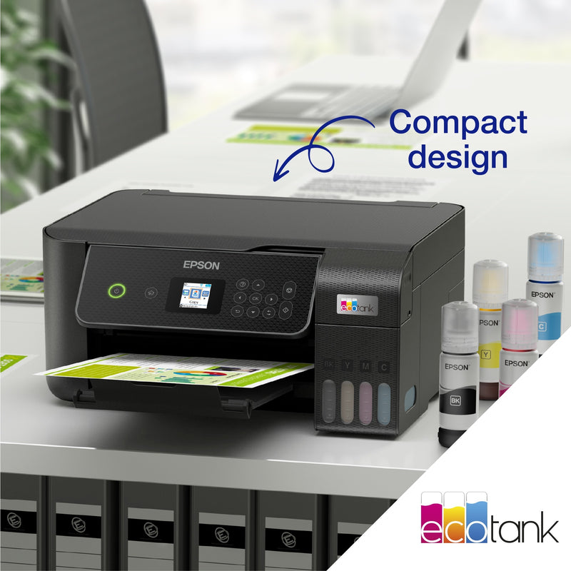 Load image into Gallery viewer, Epson ecotank et-2870 a4 multifunctionele wi-fi-printer met inkttank all-in-one inkjetprinter (zwart, scannen, kopiëren, inclusief tot 3 jaar inkt)

