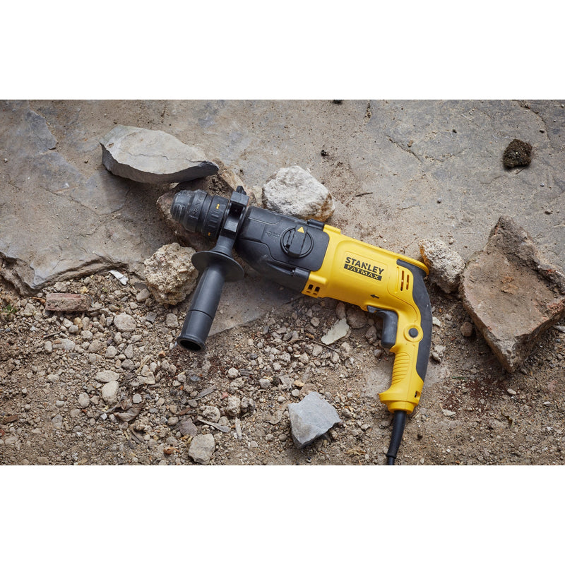 Load image into Gallery viewer, Stanley fatmax 800w sds+ boorhamer (geel zwart, met koffer)
