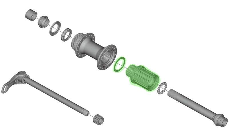 Load image into Gallery viewer, Shimano Cassettebody XT 8 9 10 11V M8010 Y38V98010
