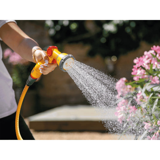 Hozelock wonderhoze 30 meter + multispraypistool slang (geel)