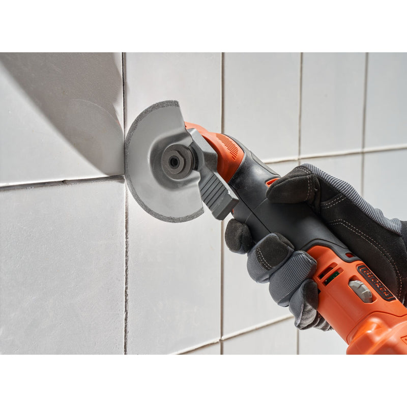 Load image into Gallery viewer, Black+decker bdcos18n-xj 18v oscillerende multitool multifunctioneel gereedschap (oranje zwart, accu en oplader niet inbegrepen)
